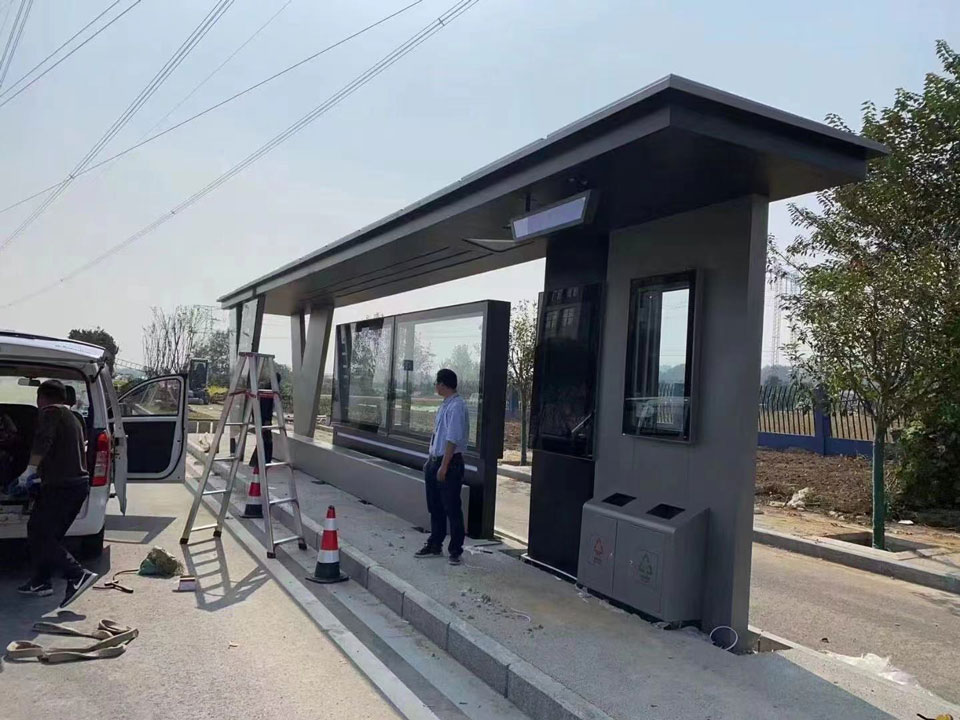 候車亭安裝（zhuāng）圖