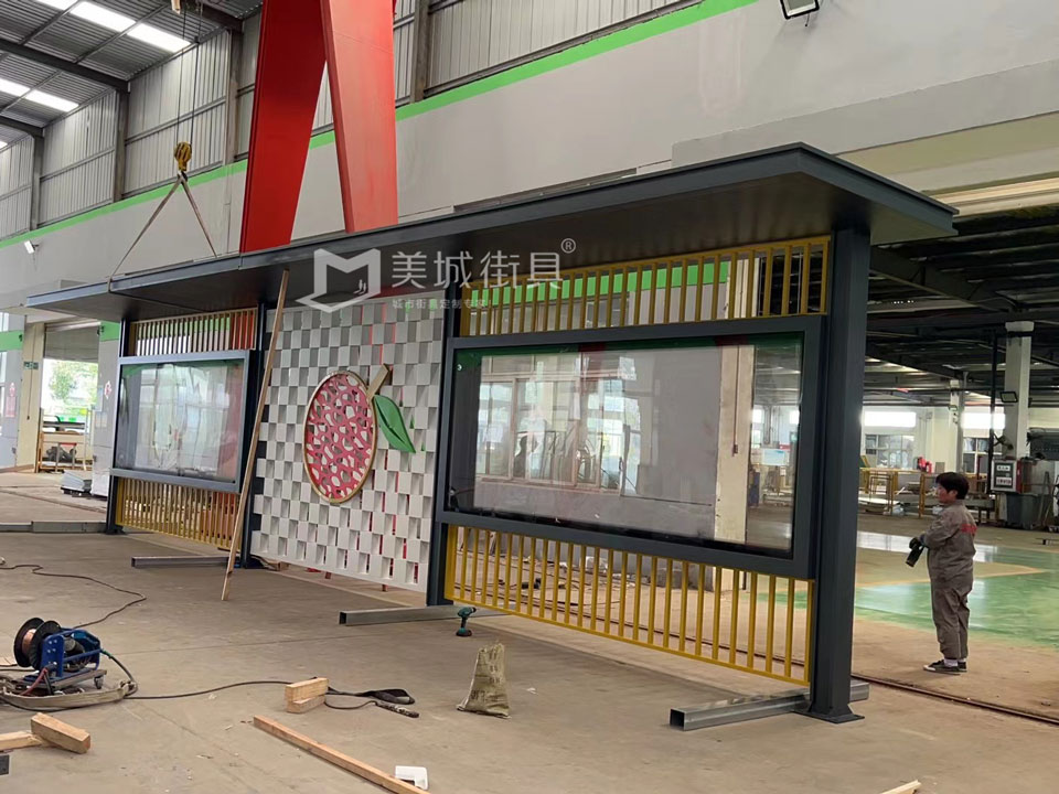 2022.8.26美城街具供應廣東惠州候車亭發貨記錄（lù）